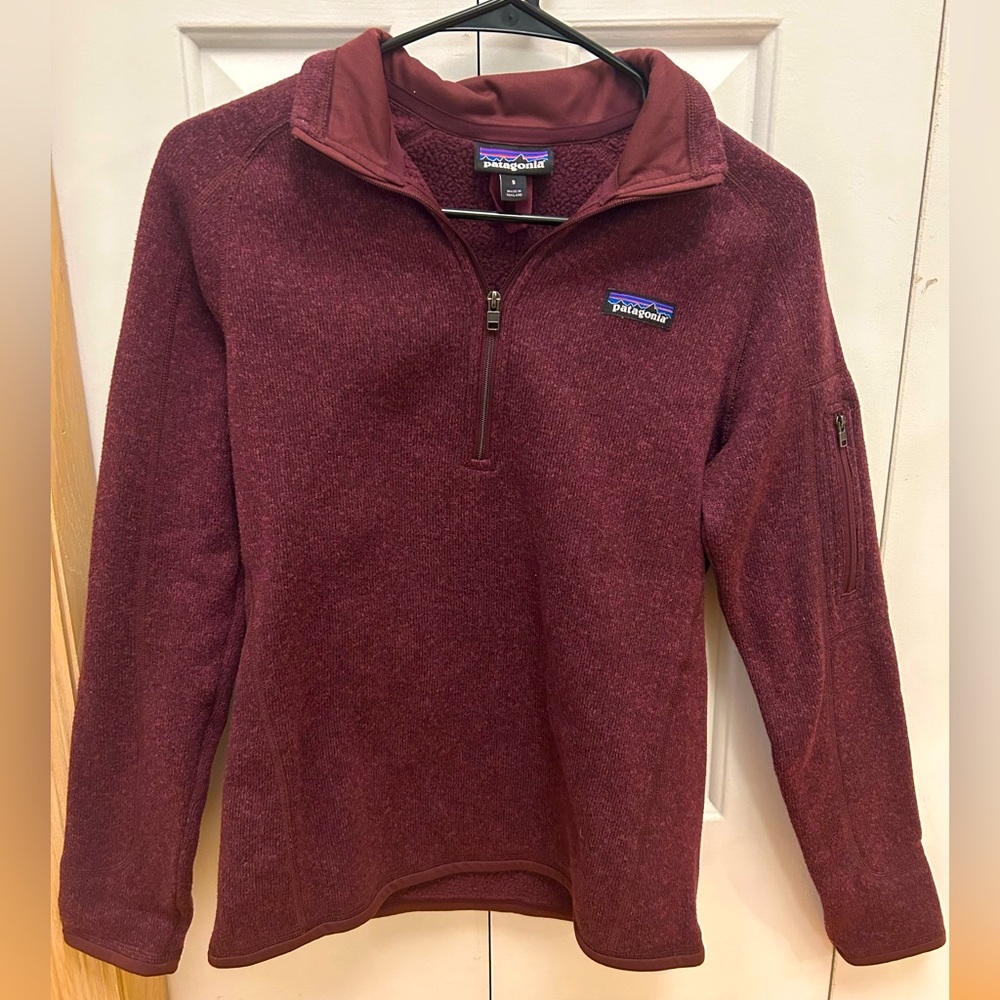 Maroon Patagonia Sweater, Size Small - Picture 1 of 4
